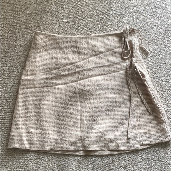 Dresses & Skirts - Checkered Tie-Waist Women’s Skirt
